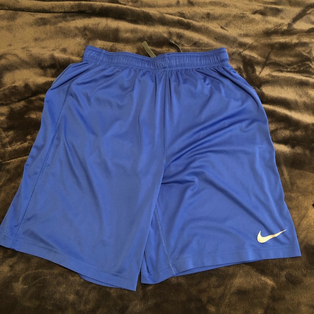 Large Blue Nike Basketball Shorts
